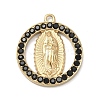 304 Stainless Steel & Rhinestone Pendants STAS-G371-09I-02G-1