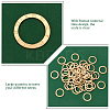 50Pcs Tibetan Style Brass Link Rings KK-PH0004-06-7