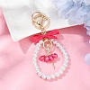 Alloy Resin & Crystal Rhinestone Ballet Dancer Pendant Decorations KEYC-YW00180-06-1
