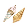 304 Stainless Steel Enamel Pendants STAS-I352-11G-01-2