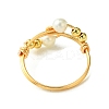 Shell Pearl Finger Ring RJEW-TA00115-3