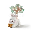 Natural Green Aventurine Tree Display Decorations DJEW-E007-01RC-07-2