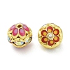 Brass Enamel Beads KK-Q080-01C-2