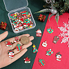 40Pcs 10 Styles Christmas Theme Alloy Enamel Pendants ENAM-SC0005-59-3