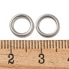 304 Stainless Steel Linking Rings STAS-F187-51P-8mm-1-3