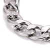 Tarnish Resistant 304 Stainless Steel Curb Chains Bracelets BJEW-JB06273-4