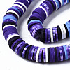 Handmade Polymer Clay Beads Strands CLAY-N008-010-H48-A-2
