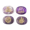 4Pcs 4 Styles Natural Amethyst Display Decorations G-F786-02B-01-1
