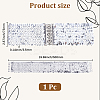 Sparkle Sequins Wide Elastic Dress Belts AJEW-WH20128-026P-03-2