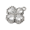 304 Stainless Steel Rhinestone Pendants STAS-E547-06A-P-2
