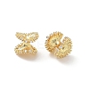 Brass Micro Pave Clear Cubic Zirconia Beads CU-CBA9FFD-09G-1