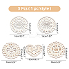 5 Styles Cottonwood Embroidery Floss Organizer DIY-NB0004-91-2