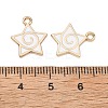 Alloy Enamel Pendants ENAM-G235-15G-02-3