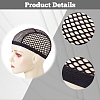 3Pcs Nylon Elastic Wig Caps DIY-DC0004-13-5