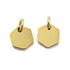 304 Stainless Steel Charms STAS-P356-01G-1
