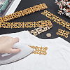 Sew on Ethnic Style Embroidery Flower Polyester Hollow Lace Ribbons OCOR-WH0109-343A-3