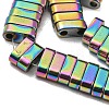 Electroplated Non-magnetic Synthetic Hematite Beads Strands G-C106-B02-10A-3