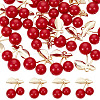 20Pcs Resin Imitation Fruit Pendants KK-ME0003-45-1