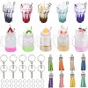 DIY Cute Tassel Keychain Making Kits DIY-OC0003-97-1