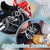 4Pcs Bowknot Plastic Imitation Pearl Beads Shoe Charms AJEW-HY0001-92-5