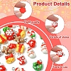 24Pcs 12 Styles Christmas Theme Opaque Resin Pendants RESI-FS0001-86A-2