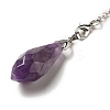 Natural Amethyst Dowsing Pendulum Big Pendants G-H286-03P-04-3