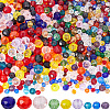 1000Pcs Faceted Rondelle Transparent Glass Beads GLAA-SP0001-28-1