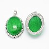 Natural Dyed & Heated Malaysia Jade Pendants X-G-D851-19-2