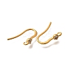 304 Stainless Steel Rhinestone Earring Hooks LS-STAS-D310-01G-04-2