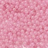 Luminous Glow in the Dark Transparent Glass Round Beads GLAA-F124-B08-3