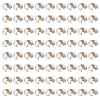 500Pcs Iron Crimp Beads Covers IFIN-ME0001-23B-1