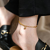316L Surgical Stainless Steel Charm Anklets for Women FS-WG47470-13-1