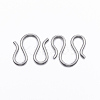 304 Stainless Steel S-Hook Clasps STAS-H376-81-2