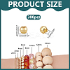 300Pcs Brass Spacer Beads KK-PH0010-38-2