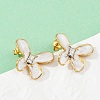 304 Stainless Steel Butterfly Stud Earrings EJEW-S268-01G-B-2