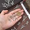 15Pcs 3 Styles 304 Stainless Steel Pendants STAS-CJ0002-49-4