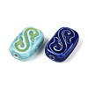 Handmade Porcelain Ceramic Beads PORC-T134-27M-2