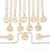 304 Stainless Steel Pendant Necklaces NJEW-N0074-23G-1