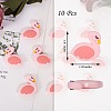 10Pcs Cartoon Flamingo Silicone Beads JX703A-2