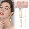 16Pcs 2 Colors Brass Moon Phase Bar Pendants KK-BBC0004-44-3