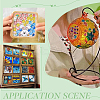 291Pcs 3 Colors Porcelain Mosaic Tiles PORC-WR0001-01A-5