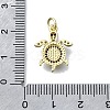 Brass Micro Pave Clear Cubic Zirconia Pendants KK-V010-07G-02-3