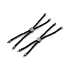 Half Finished Twisted Milan Rope Slider Bracelets LS-FIND-G032-01B-06-1