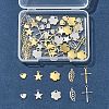 60Pcs 10 Styles 304 Stainless Steel Pendants STAS-FS0001-78-6