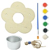 2 Sets Flower DIY Wooden Bird Feeder DIY-CJ0002-55-1