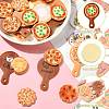 50Pcs 10 Style Resin Imitation Pizza FIND-CJ0004-34-3