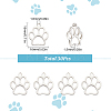 30Pcs 201 Stainless Steel Pet Pendants STAS-SC0004-96-2