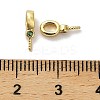 Brass Micro Pave Cubic Zirconia Cup Pearl Peg Bails Pin Pendants KK-S397-01B-3