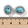 Synthetic Turquoise Sew on Rhinestone KK-P283-02B-P-3