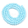 Electroplate Glass Beads Strands EGLA-A044-P2mm-A06-3